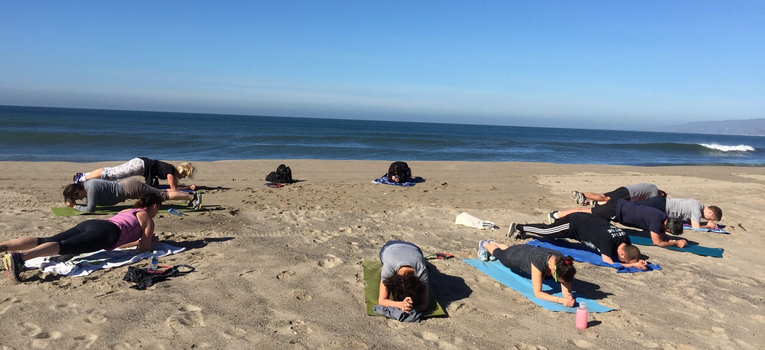 The best beach workout in Santa Monica.